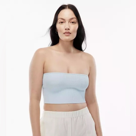 Babaton Sculpt Knit Cropped Tube Top - Picture 2 of 5